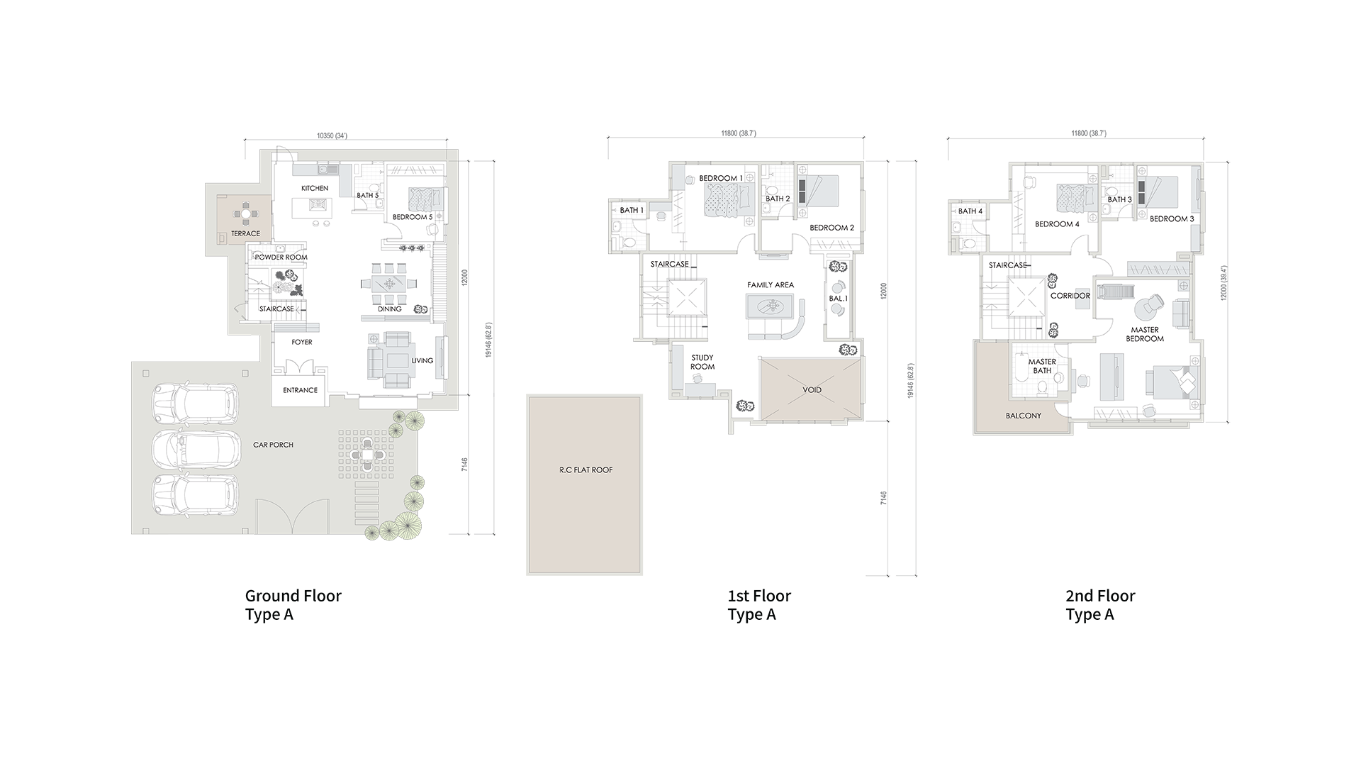 4.-Floor-Plan_Villa-3-Storey-Bungalow-Type-A